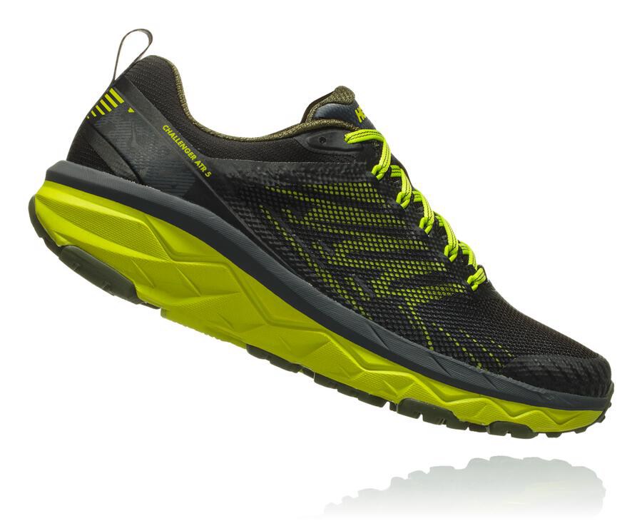 Hoka One One Trail Schoenen Heren - Challenger Atr 5 - Zwart/Groen - VL2970436